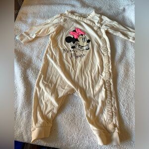 H&M Disney Minnie Mouse Cream One Piece size 3mths